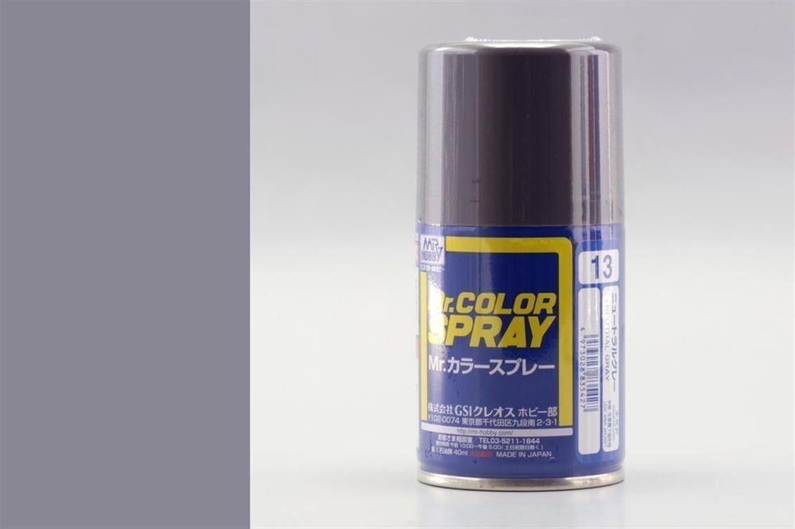 Mr.Hobby S-013 100 ml. Natural Gray, Sprey Model Boyası
