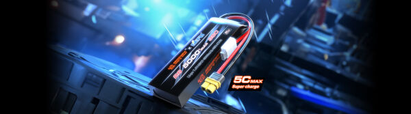 MJX B2S50P 2S 7.4V 5000Mah 35C Li-Po Pil