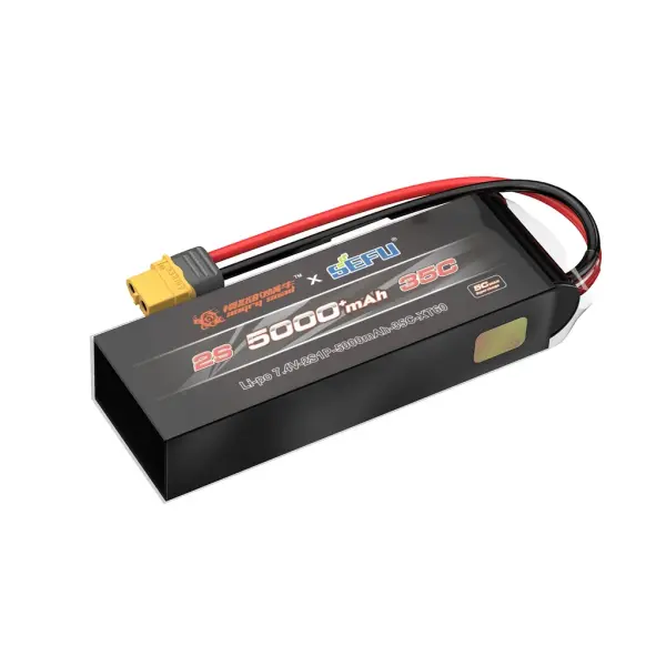 MJX B2S50P 2S 7.4V 5000Mah 35C Li-Po Pil