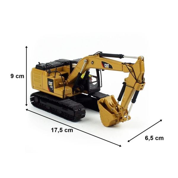Diecast Masters 85924 1/50 Ölçek, Cat 323F Ekskavatör, Sergilemeye Hazır Metal İş Makinası Modeli