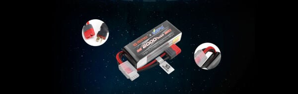MJX B3S20/25C 3S 11.1V 2000Mah 25C Li-Po Pil
