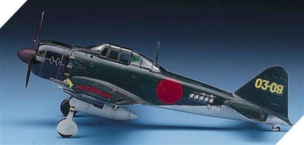 Academy 12493 1/72 Ölçek, Japon Zero Type 52C (A6M5C) Savaş Uçağı, Plastik Model kiti