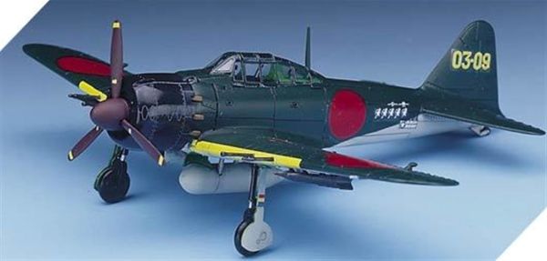 Academy 12493 1/72 Ölçek, Japon Zero Type 52C (A6M5C) Savaş Uçağı, Plastik Model kiti