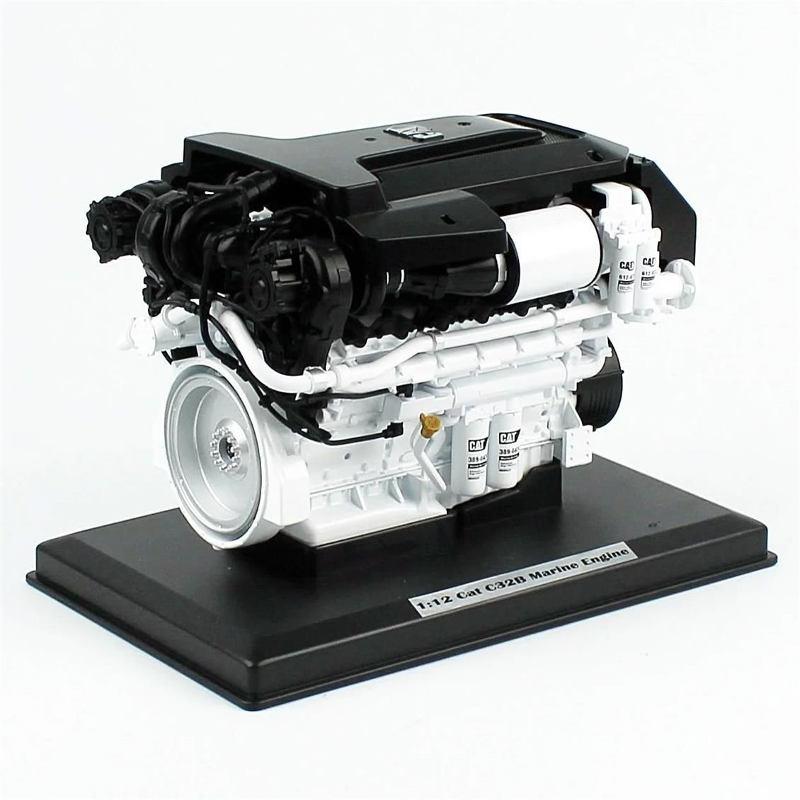 Diecast Masters 85707 1/12 Ölçek, Cat C32B Gemi Motoru, Sergilemeye Hazır Metal İş Makinası Modeli