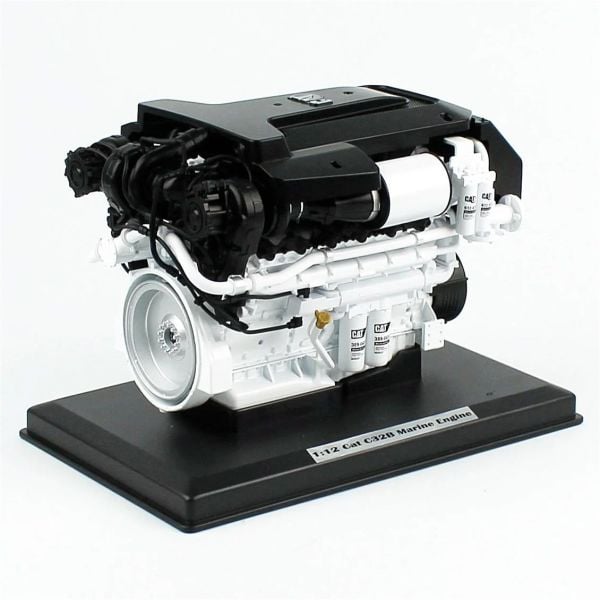 Diecast Masters 85707 1/12 Ölçek, Cat C32B Gemi Motoru, Sergilemeye Hazır Metal İş Makinası Modeli