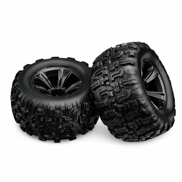 MJX Hyper Go Wheels with Tires For all Trucks (Glued) - Part Number 16300B