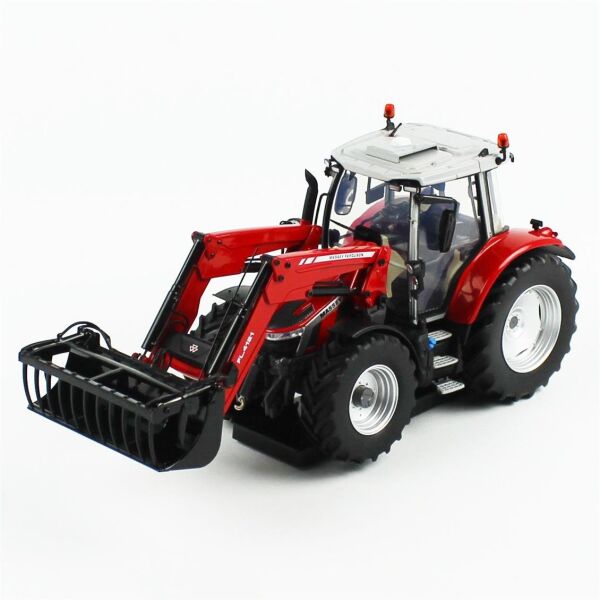 Universal Hobbies UH6603 1/32 Ölçek, Massey Ferguson 5S.135 (Önden Kepçeli-FL.4121) Traktör, Sergilemeye Hazır Tarımsal Makine