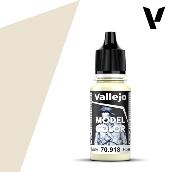 Vallejo 70918 18 ml. (5) Ivory-Matt, Model Color Serisi Model Boyası