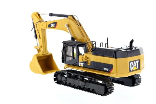 Diecast Masters 85274 1/50 Ölçek, Cat 374D L Ekskavatör, Sergilemeye Hazır Metal İş Makinası Modeli