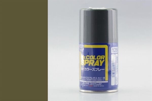 Mr.Hobby S-129 100 ml. Dark Green (Nakajima), Sprey Model Boyası