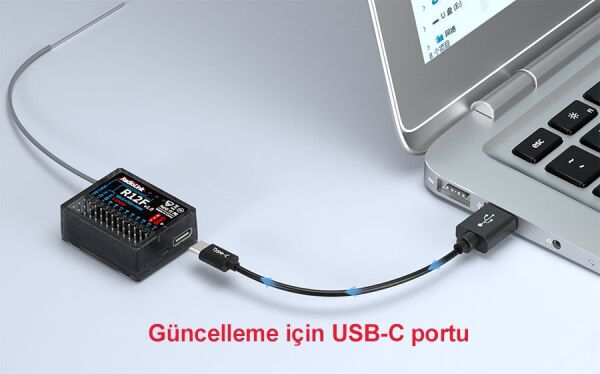 Radiolink R12F 12 Kanal Alıcı 2.4Ghz (S-BUS+CRSF+PWM)