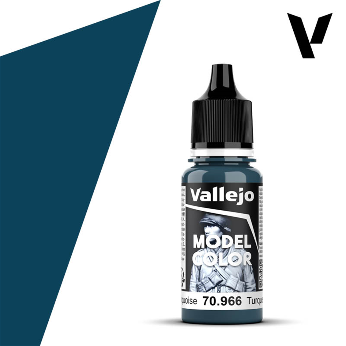 Vallejo 70966 18 ml. (69) Turquoise-Matt, Model Color Serisi Model Boyası