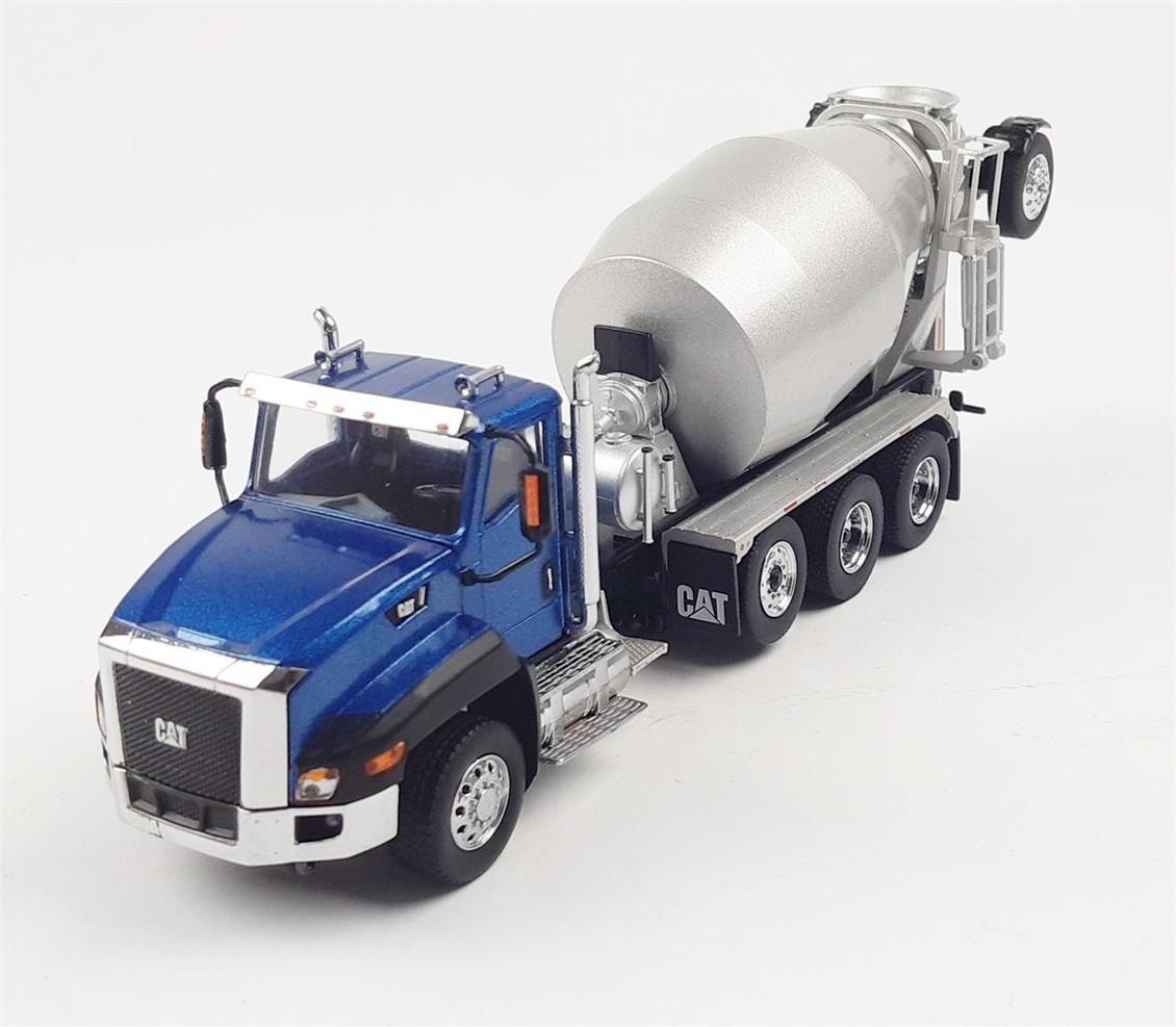 Diecast Masters 85664 1/50 Ölçek, Cat CT660 Çekici ve Çimento Mikseri, Sergilemeye Hazır Metal İş Makinası Modeli