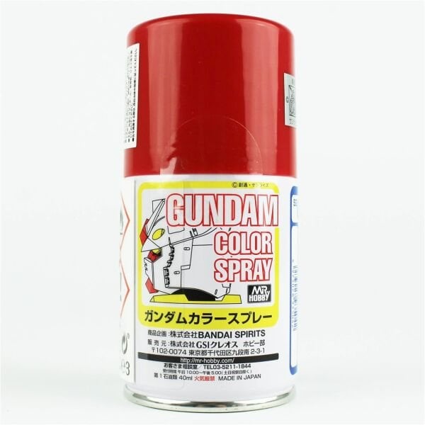 Mr.Hobby SG-04 100 ml. MS Red, Gundam Sprey Model Boyası