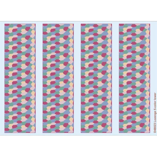 Eduard D48023 1/48 Ölçek, Lozenge 5-Color Lower Maket Det