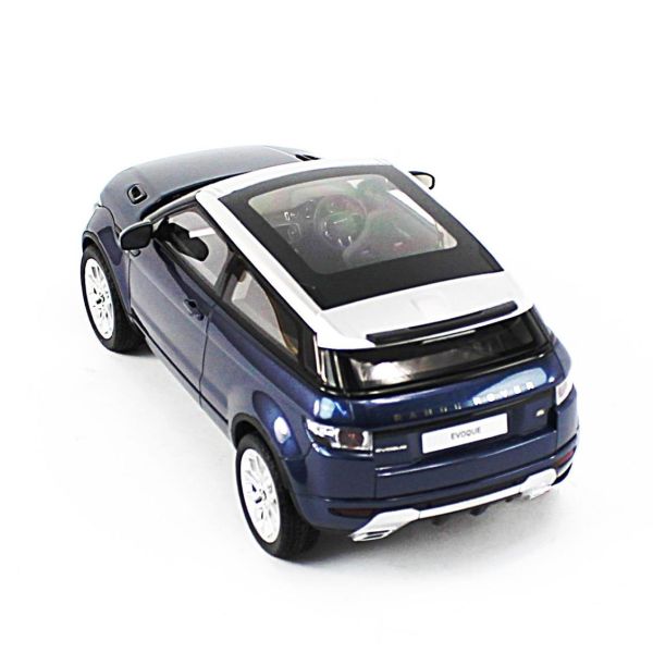 Dorlop 1002B 1/18 Ölçek, 2011 Range Rover Rvoque, Baltic Mavi, Kapıları Açılmaz, Sergilemeye Hazır RESIN Araba Modeli