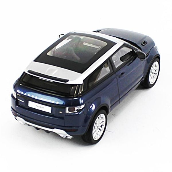 Dorlop 1002B 1/18 Ölçek, 2011 Range Rover Rvoque, Baltic Mavi, Kapıları Açılmaz, Sergilemeye Hazır RESIN Araba Modeli