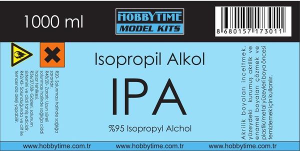 Hobbytime 301 İzopropil Alkol-1000 Ml.