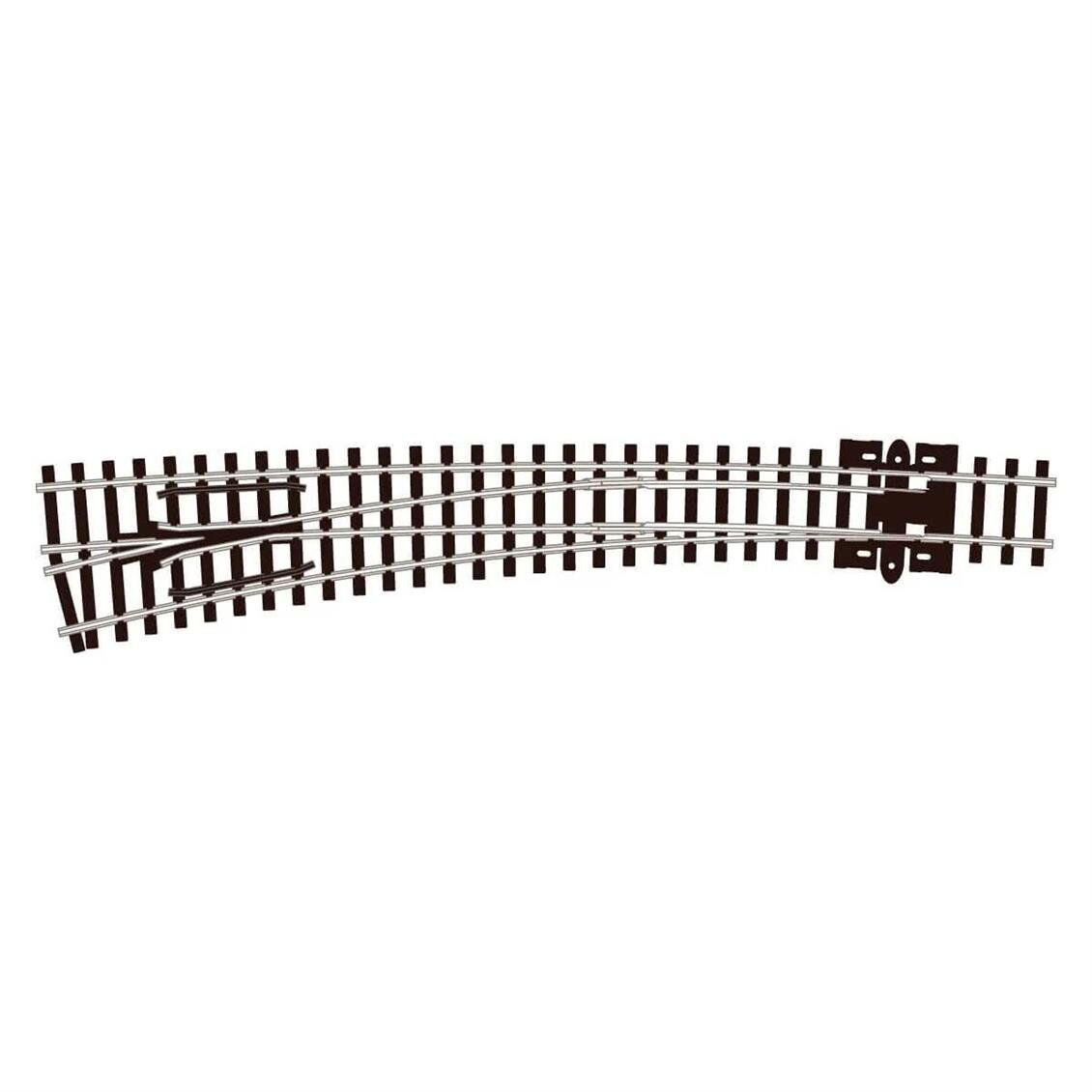 Peco SL-E387 Code 80 1/160 Ölçek, 457 ve 914 mm. Çap, Sola Dönüşlü ElectroFlog Makas, Model Tren Rayı