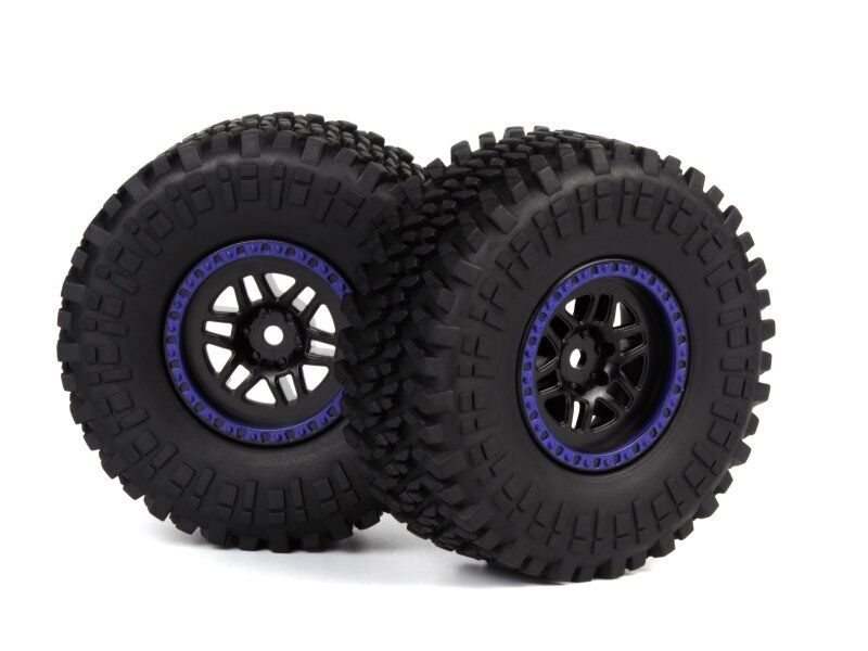 Assembled Wheel & Tyre (Blue/2pcs) DOHA