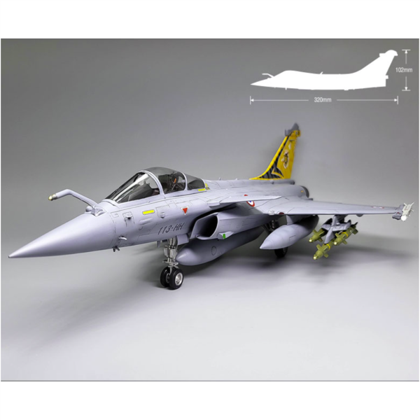 Academy 12346 1/48 Ölçek, Dassault Rafale C (EC 1/7 Provence 2012) Savaş Uçağı, Plastik Model kiti