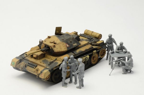 Crusader Mk. III with British Crew