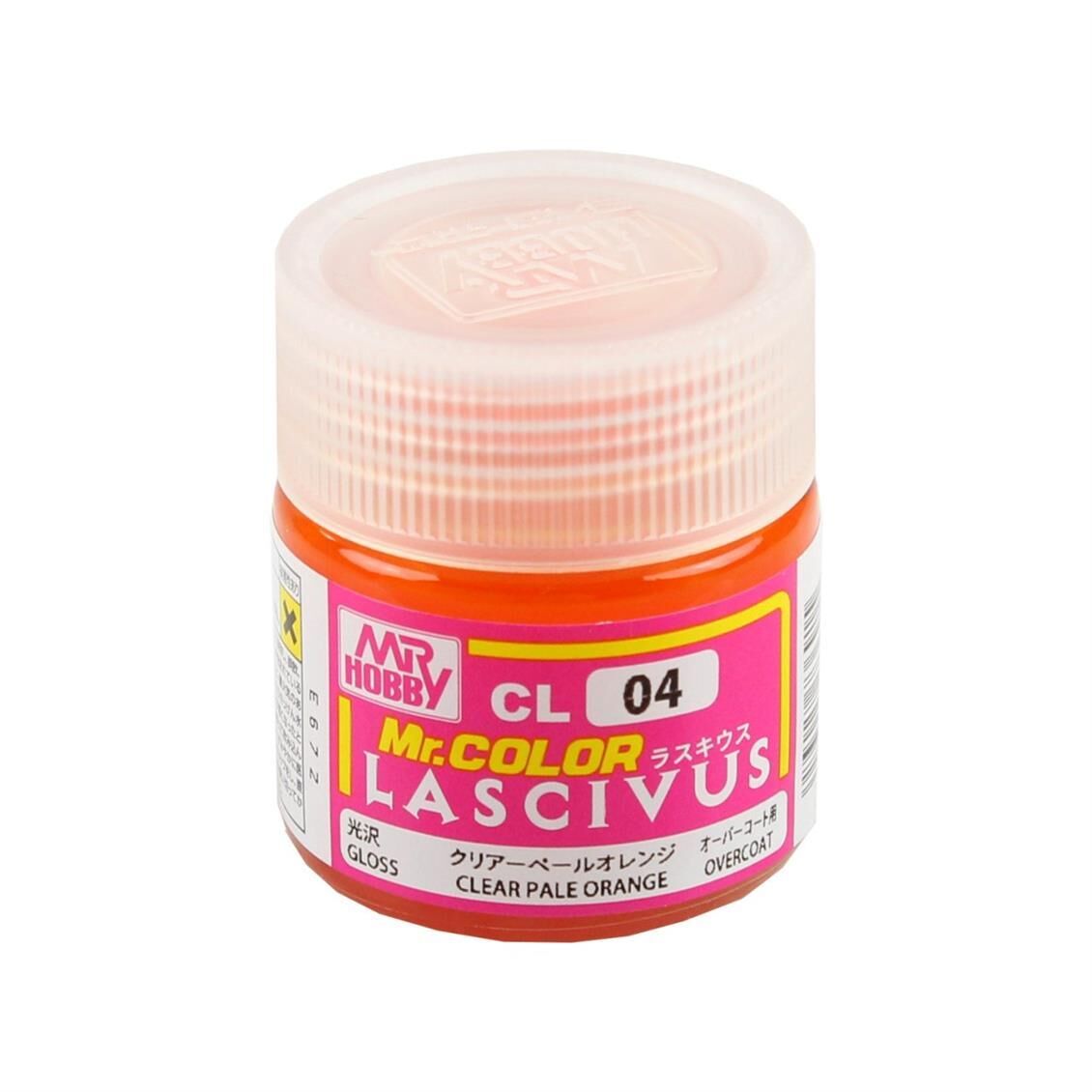 Mr.Hobby CL-04 10 ml. Pale CLear Orange, Lascivus Serisi Model Boyası