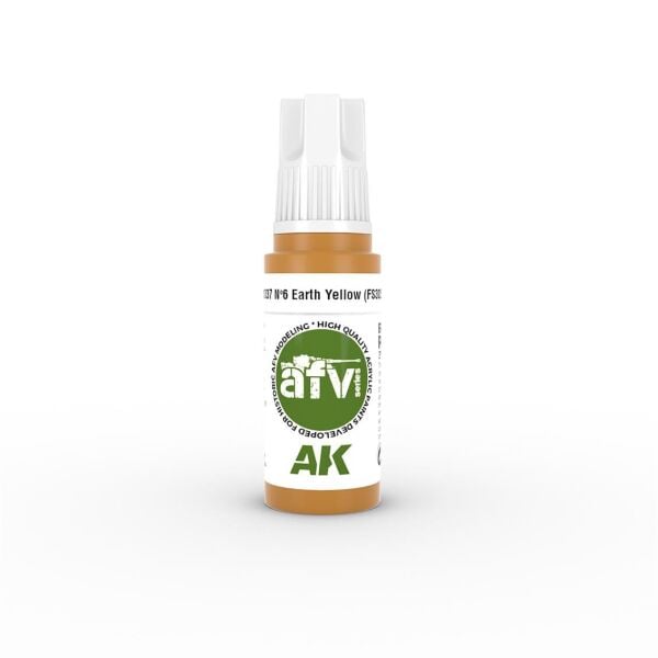 AK 11337 17 ml. Nº6 Earth Yellow (FS30257), AFV Serisi 3GEN Akrilik Model Boyası