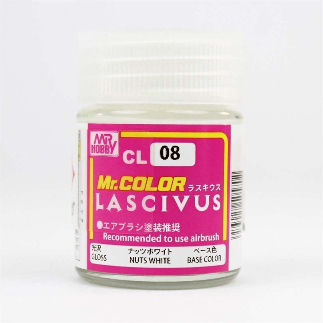 Mr.Hobby CL-08 18 ml. Nuts White, Lascivus Serisi Model Boyası