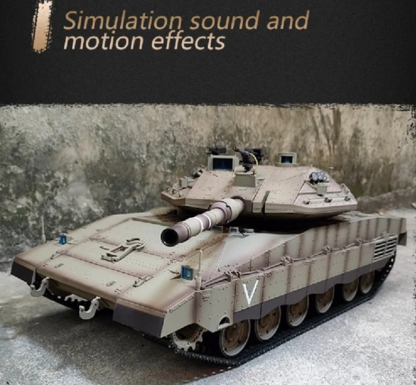 Heng Long IDF Merkava MK IV 1/16 Scale Battle Tank - RTR Upgrade