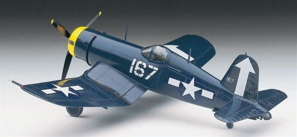 Hasegawa A10 140 1/72 Ölçek, F4U-1D Corsair, Savaş Uçağı, Plastik Model kiti