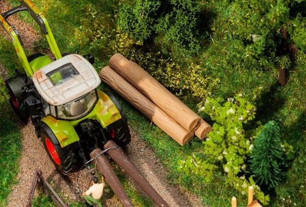 Faller 180986 1/87 Ölçek, Ağaç Kütükleri, 16 Adet, Plastik Model Kiti