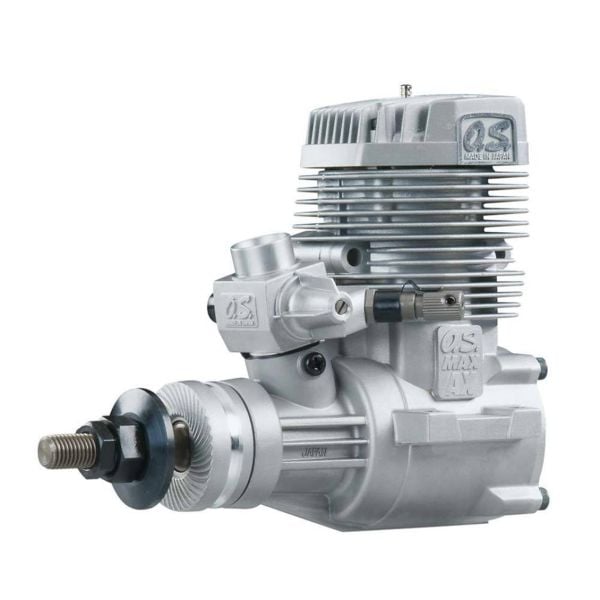 OS Engines 17400 Max-75 AX (61A) ve 4040 Susturuculu, Nitro Yakıtlı Model Uçak Motoru