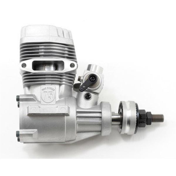 OS Engines 17400 Max-75 AX (61A) ve 4040 Susturuculu, Nitro Yakıtlı Model Uçak Motoru