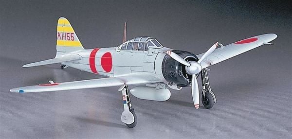 Hasegawa D21 451 1/72 Ölçek, Mitsubishi A6M2 Zero Fighter Type 21 (Zeke), Savaş Uçağı, Plastik Model kiti