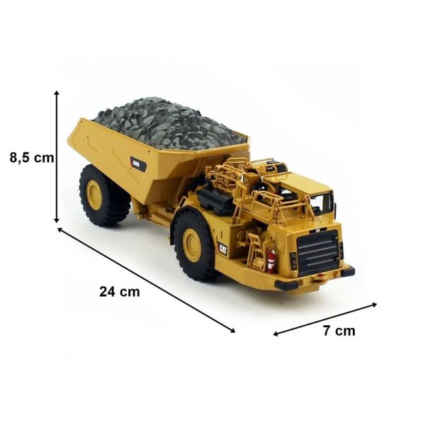 Diecast Masters 85516 1/50 Ölçek, Cat AD60 Maden Kamyonu, Sergilemeye Hazır Metal İş Makinası Modeli