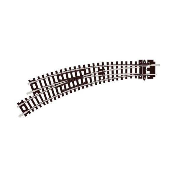 Peco ST-45 Code 80 1/160 Ölçek, 156 mm. Çap, Sola Dönüşlü Makas, Model Tren Ray