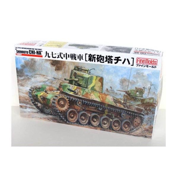 FineMolds Fm21 1/35 Ölçek, IJA Type97 Improved Medium Tank 'New Tur