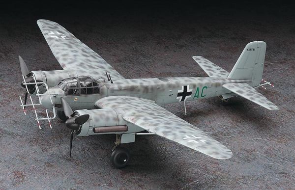 Hasegawa E32 1562 1/72 Ölçek, Junkers JU88G-6 (Gece Avcısı), Savaş Uçağı, Plastik Model kiti