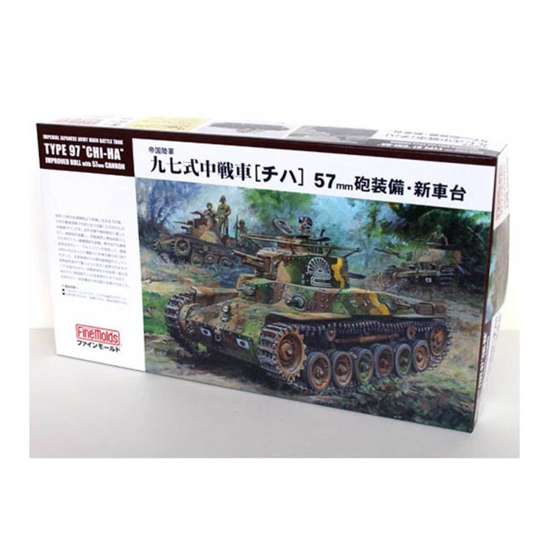 FineMolds Fm25 1/35 Ölçek, IJA Medium Tank Type97 Chi-Ha Improved H