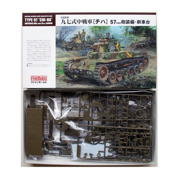 FineMolds Fm25 1/35 Ölçek, IJA Medium Tank Type97 Chi-Ha Improved H