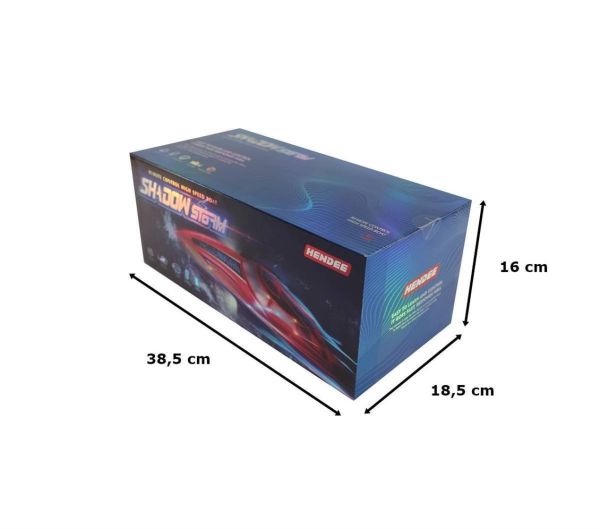 Hendee 2008 Shadow Storm, 37 cm. 7.4 V 1200 Mah Li-Po Bataryalı, Yüksek Hızlı, Mavi, 2.4 Ghz Uzaktan Kumandalı Yarış Teknesi