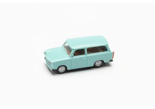 Herpa 020770-007 1/87 Ölçek, Trabant 601 S, Mavi, Sergilemeye Hazır Model Araç