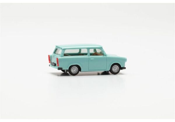 Herpa 020770-007 1/87 Ölçek, Trabant 601 S, Mavi, Sergilemeye Hazır Model Araç