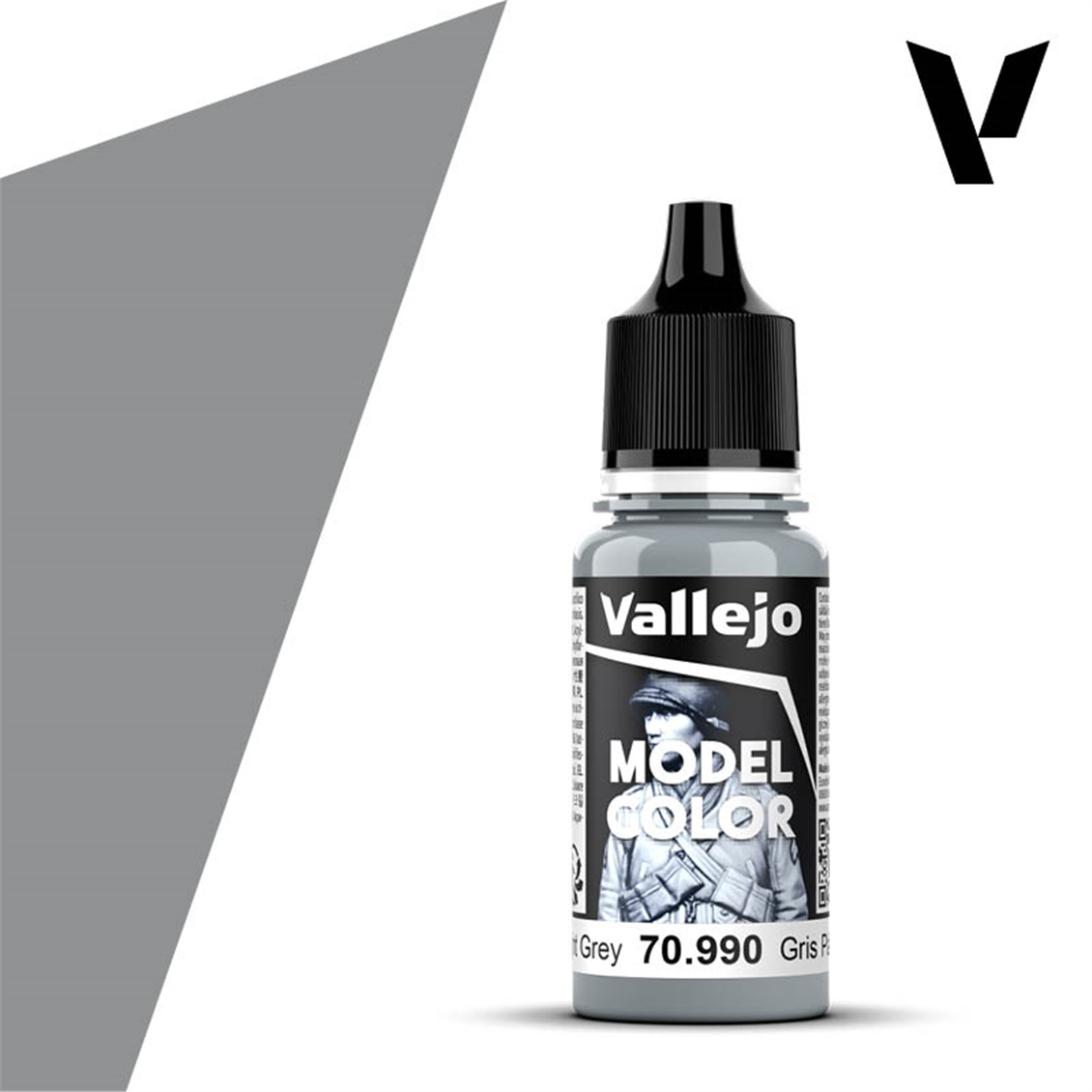 Vallejo 70990 18 ml. (177) Light Grey-Matt, Model Color Serisi Model Boyası