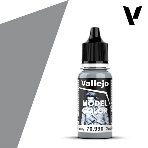 Vallejo 70990 18 ml. (177) Light Grey-Matt, Model Color Serisi Model Boyası
