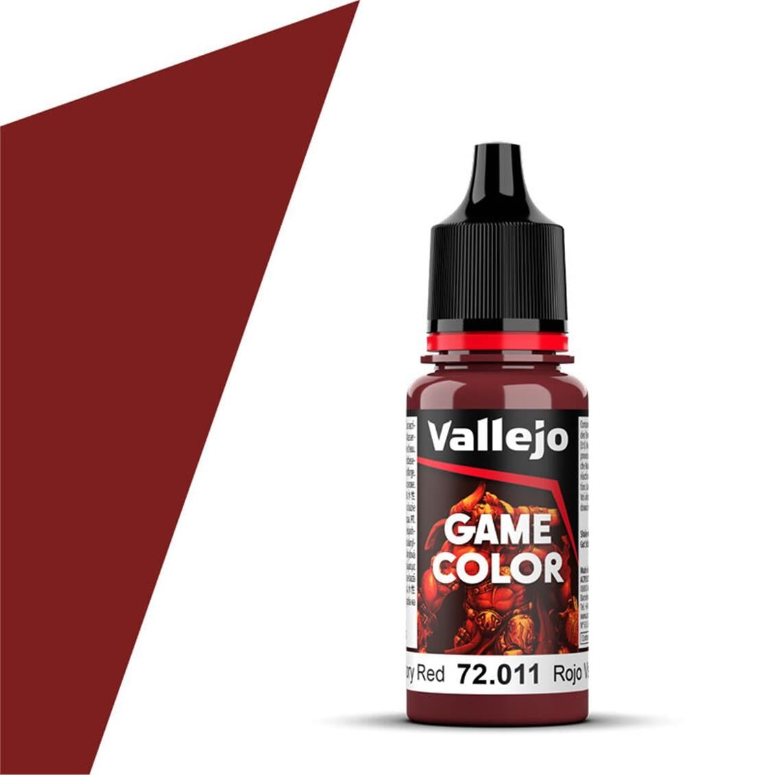 Vallejo 72011 18 ml. Gory Red, Game Color Serisi Model Boyası