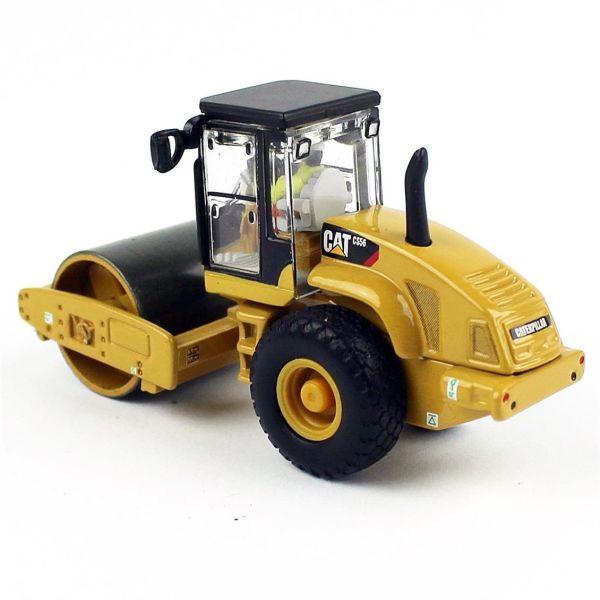 Diecast Masters 85246 1/87 Ölçek, Cat CS56 Silindir, Sergilemeye Hazır Metal İş Makinası Modeli