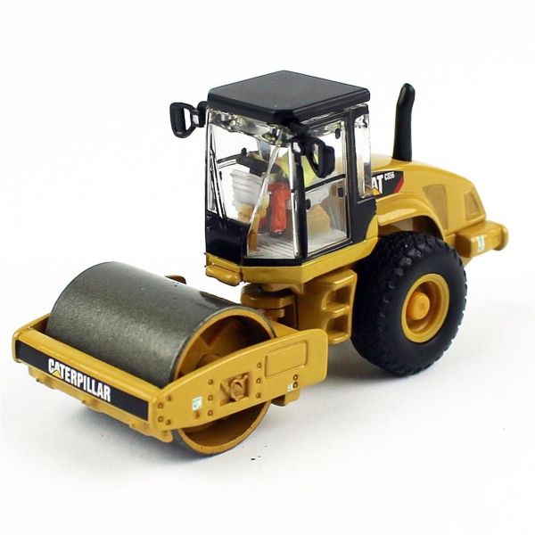 Diecast Masters 85246 1/87 Ölçek, Cat CS56 Silindir, Sergilemeye Hazır Metal İş Makinası Modeli