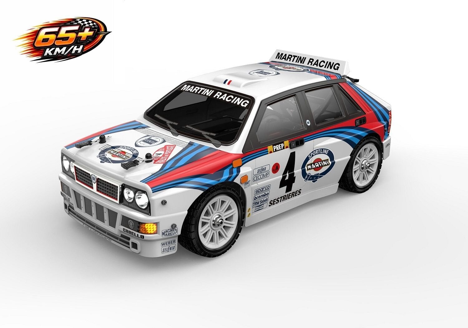 MJX 1/14 Lancia Delta 14302 Hyper Go 4x4 Fırçasız (Brushless) Motor ve Escli, 2.4Ghz Uzaktan Kumandalı Ralli Aracı